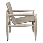 outdoor lounge chair scooped seat all weather wicker natural