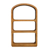 etagere mango veneer natural wood grain