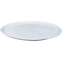 dinner plate round white