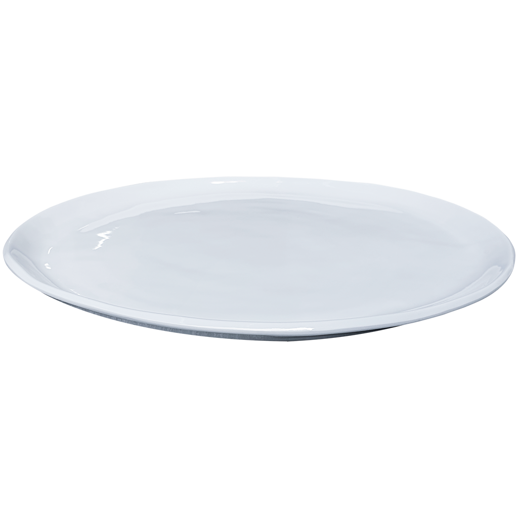 dinner plate round white
