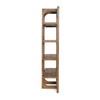 wood bookshelf natural open frame
