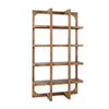 wood bookshelf natural open frame