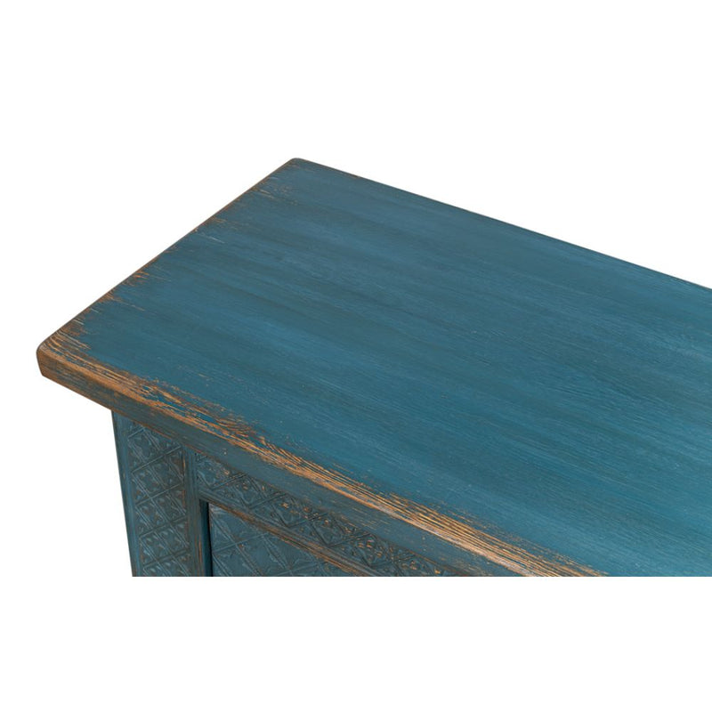 sideboard dark blue pine