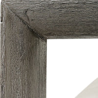 outdoor sofa weathered gray finish upholstered seat 