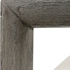 outdoor sofa weathered gray finish upholstered seat 