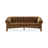 sofa bronze tufted polyester fabric 