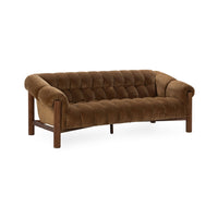 sofa bronze tufted polyester fabric 