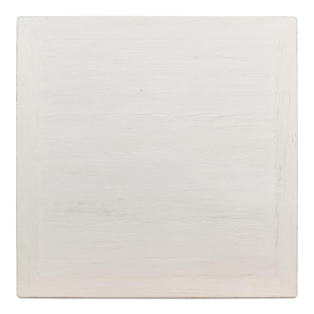 reclaimed pine white finish coffee table