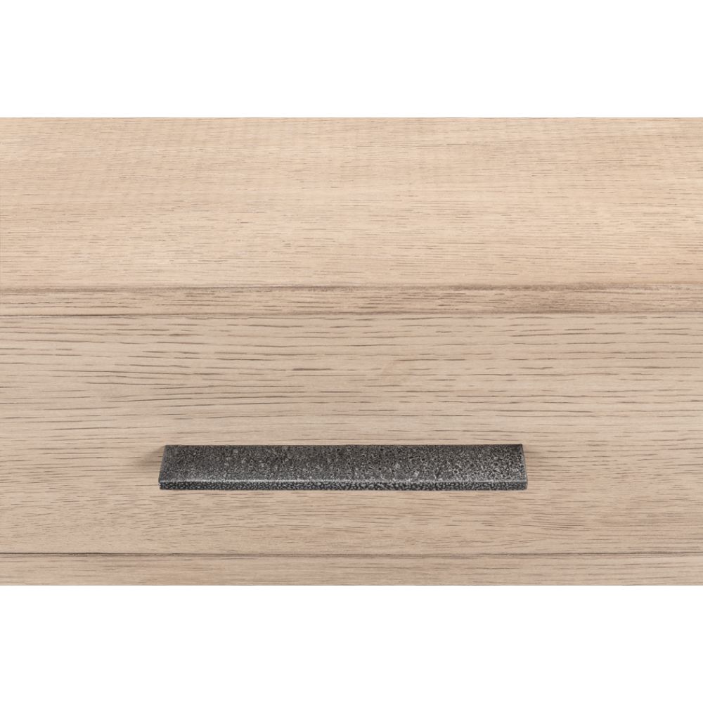 2-drawer chest contemporary pine iron base