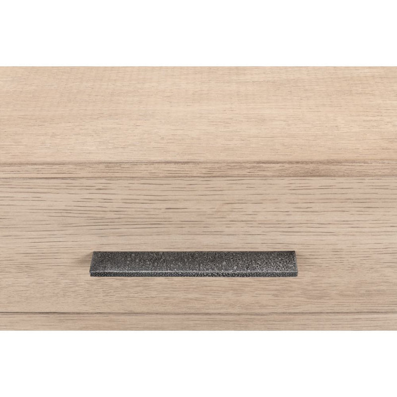 2-drawer chest contemporary pine iron base