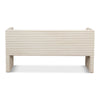 antique white reclaimed pine bench