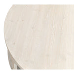 round coffee table contemporary grey 2-tier