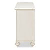 decorative antique white 3 drawer chest 
