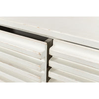 ribbed antique white 9 drawer dresser