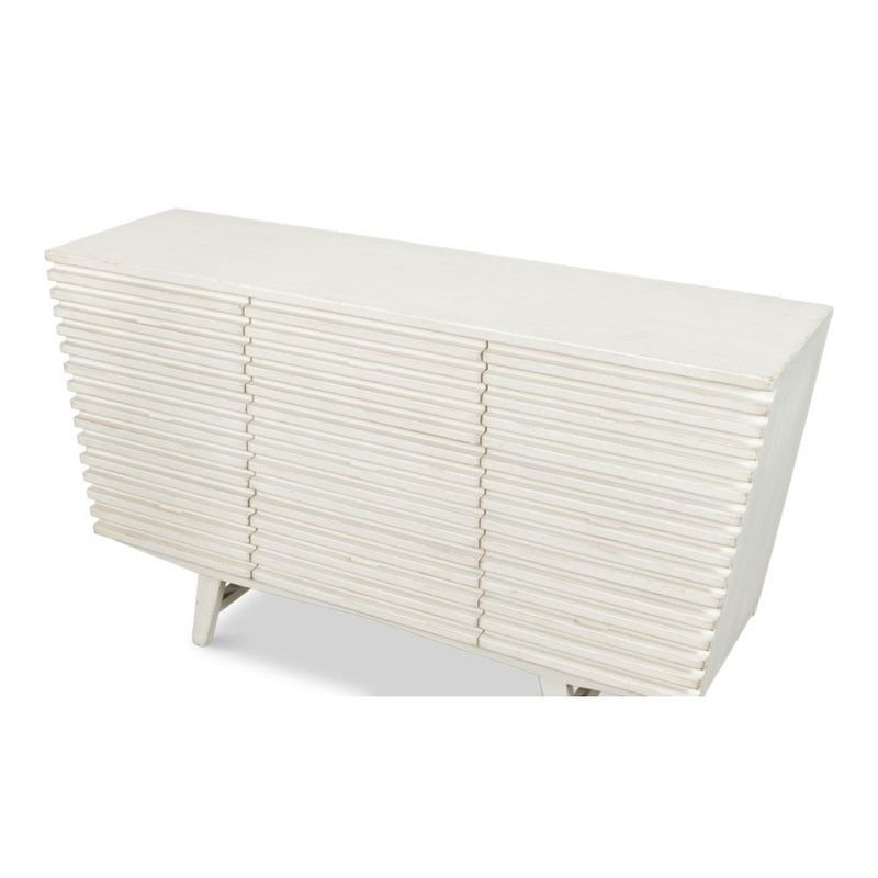 ribbed antique white 9 drawer dresser
