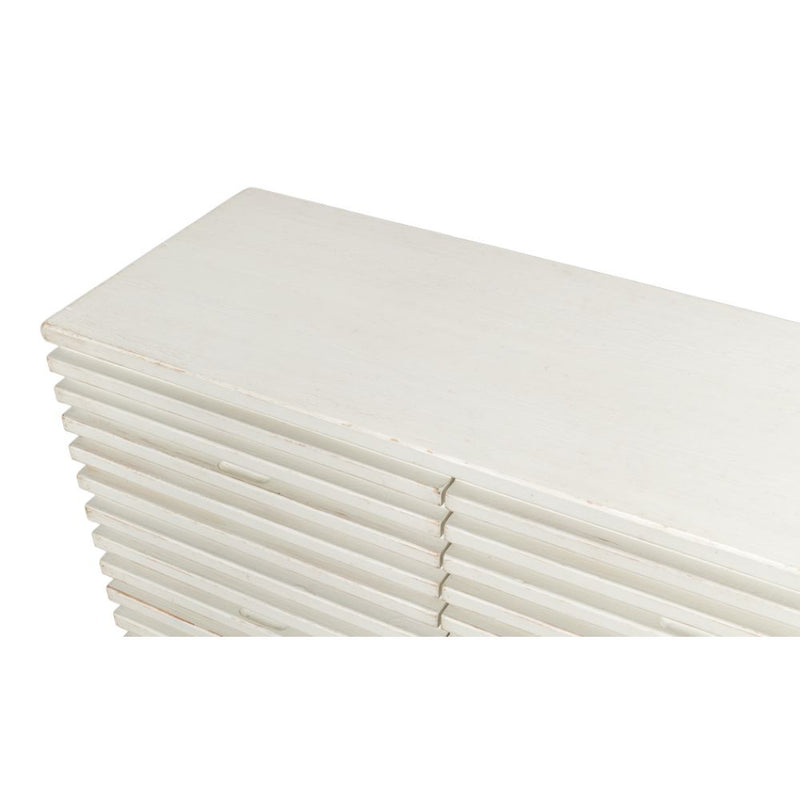 ribbed antique white 9 drawer dresser