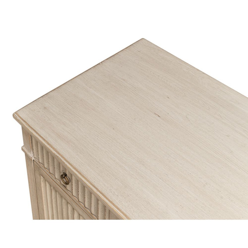 wood desk 3-drawer cabinets stone grey pine wood