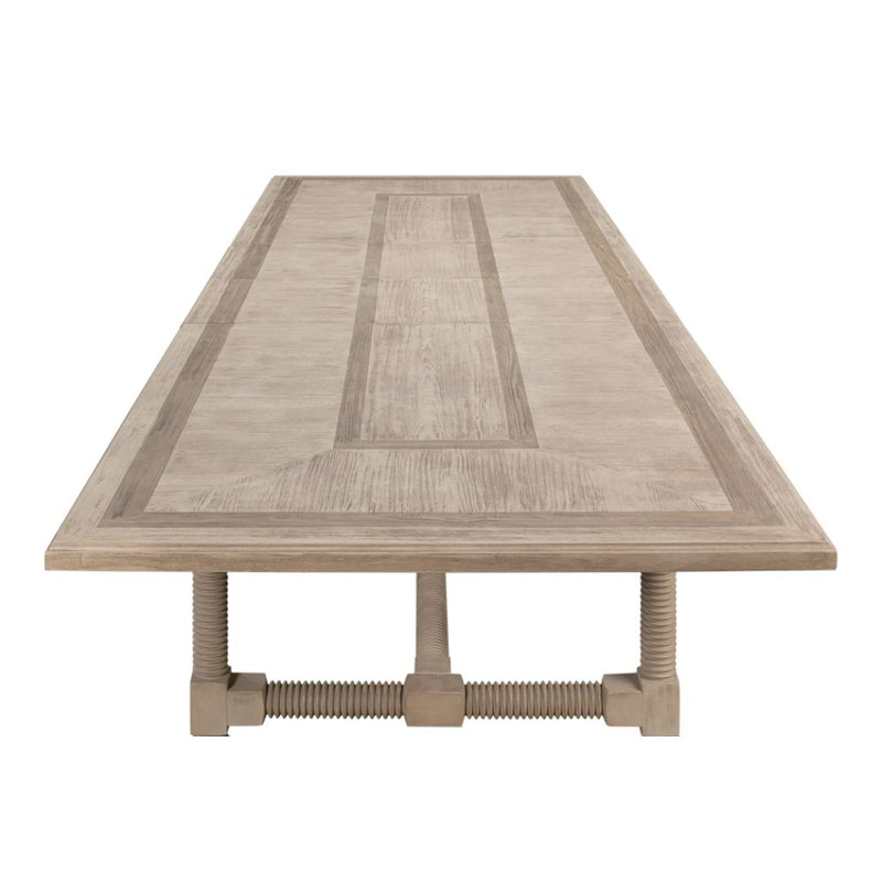 expandable grey dining table
