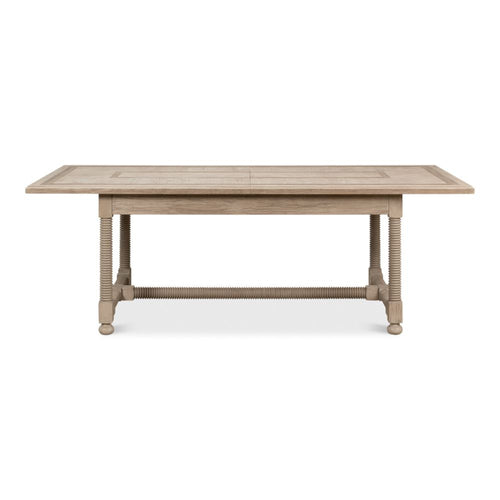 expandable grey dining table