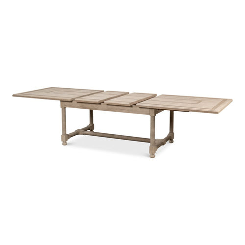 expandable grey dining table