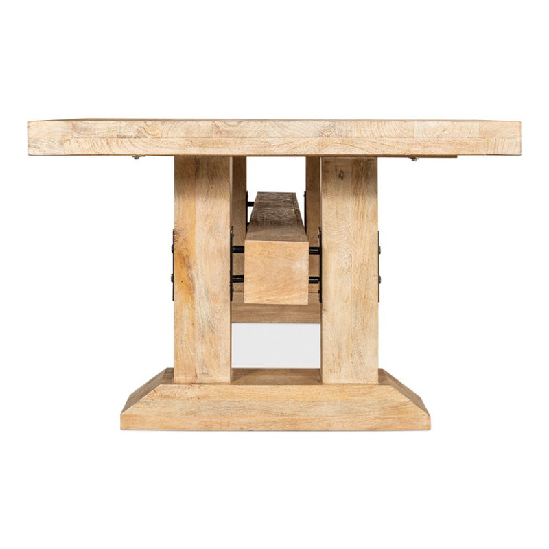 rectangle dining table sienna bolts wood