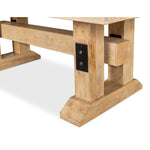 rectangle dining table sienna bolts wood