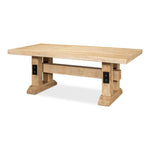 rectangle dining table sienna bolts wood