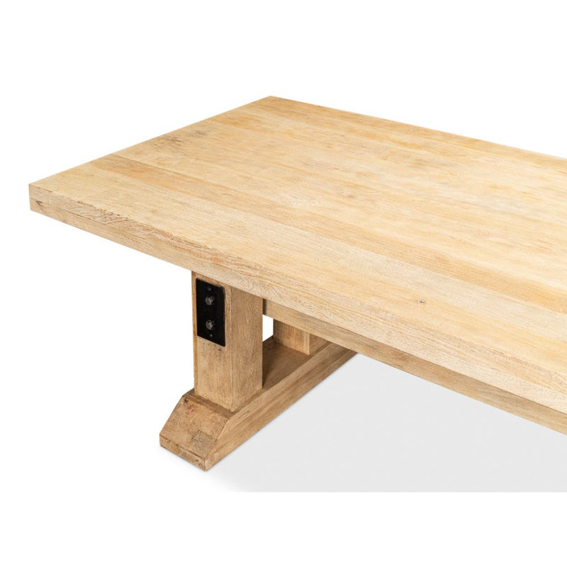 rectangle dining table sienna bolts wood