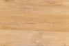 The Sienna finish on the Guillermo Pedestal Kitchen Table by Sarreid, Ltd. enhances the wood's grain and light brown hue.