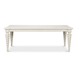 antique white dining table