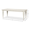 antique white dining table