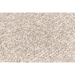 tan ivory french edge fabric sofa three cushion