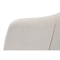 contour side chair beechwood performance cream fabric