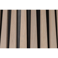 round slatted pedestal table brushed gray