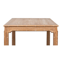 rectangle table bamboo brown neutral tan