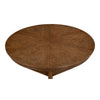 casual large jupe light mink round expandable dining table