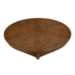 casual large jupe light mink round expandable dining table