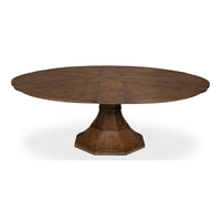 round wood light mink expandable jupe dining table large