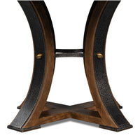 expandable jupe table light mink finish oak wood round