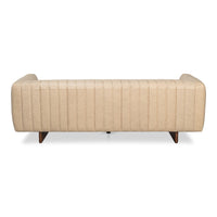 vintage modern leather sofa cappuccino 