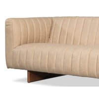 vintage modern leather sofa cappuccino 