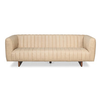 vintage modern leather sofa cappuccino 