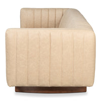 vintage modern leather sofa cappuccino 