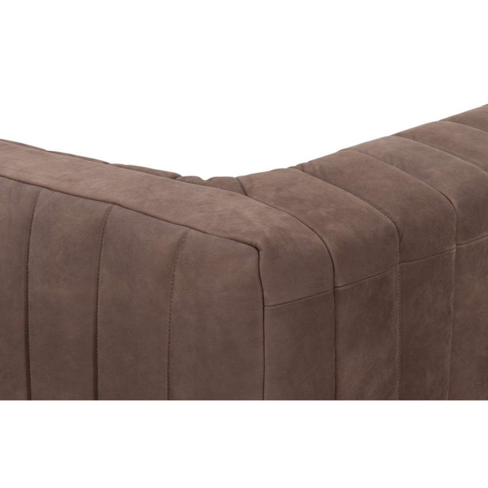 leather sofa tufted scotland grey