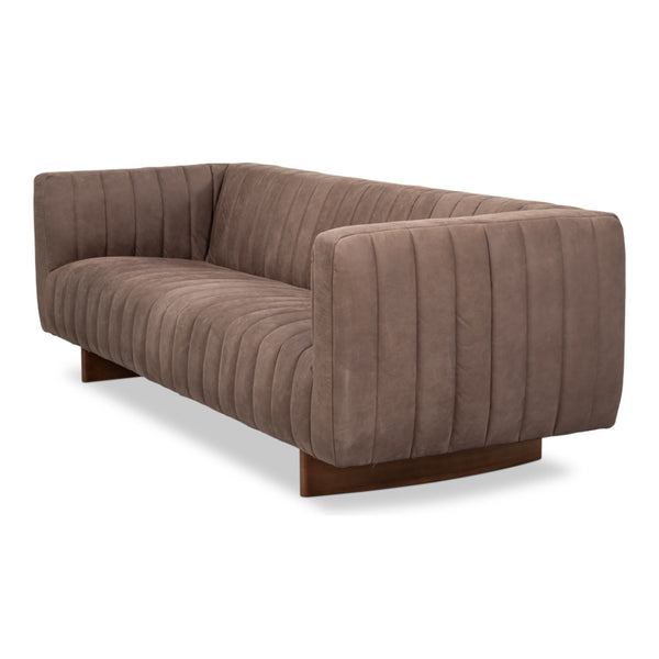 leather sofa tufted scotland grey