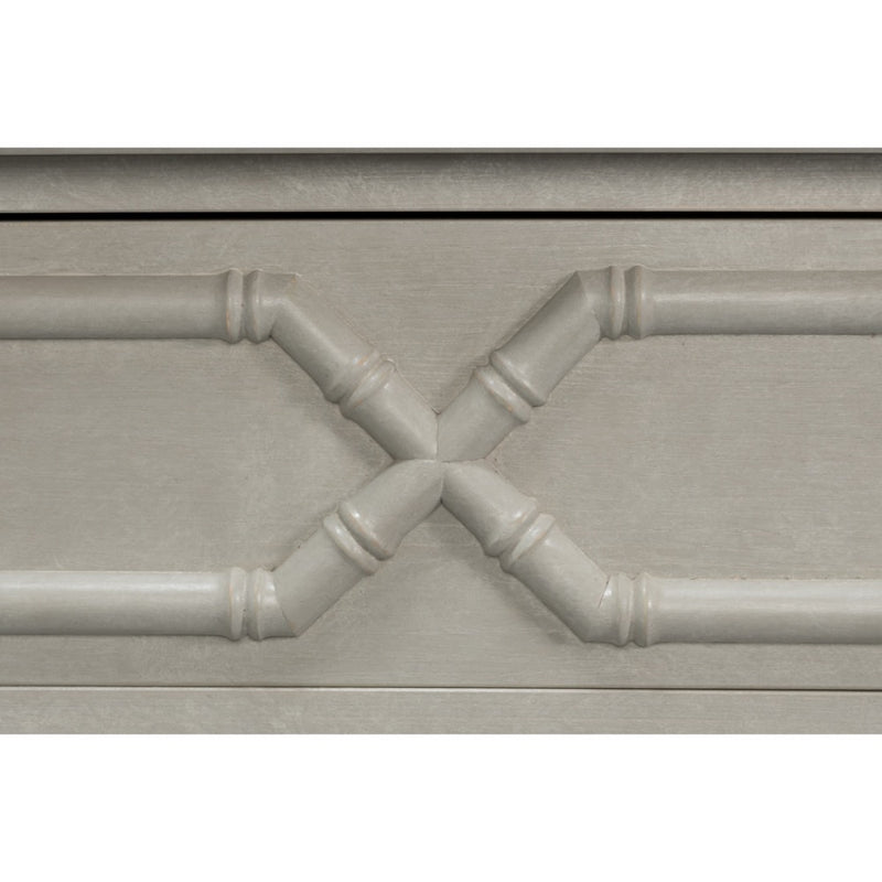 gray white porcelain marble top three drawer chest