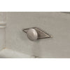 gray white porcelain marble top three drawer chest