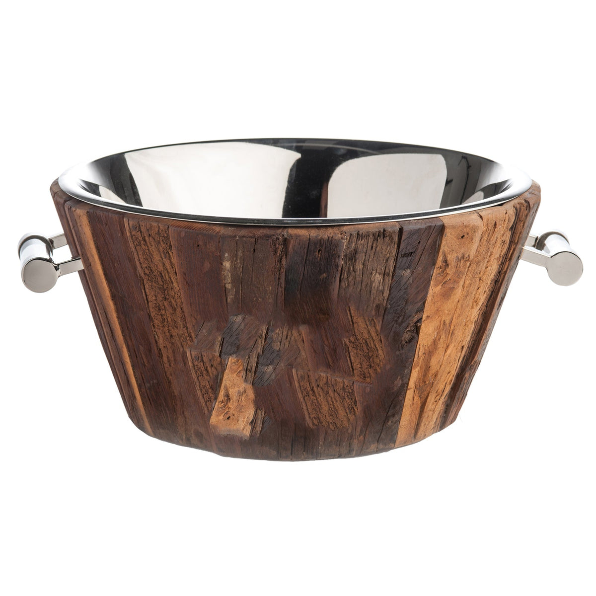 Wooden ice bucket 