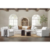 wood arched bookcase white wash open shelves