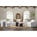 wood arched bookcase white wash open shelves